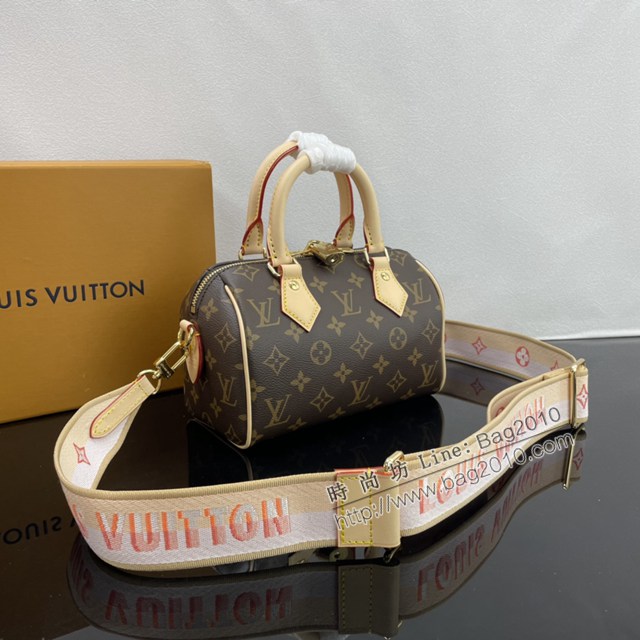 Lv路易威登2023專櫃新款Speedy Bandoulière20手袋 LV老花手提肩背女包 M46222 M46234 M46594 ydh5147